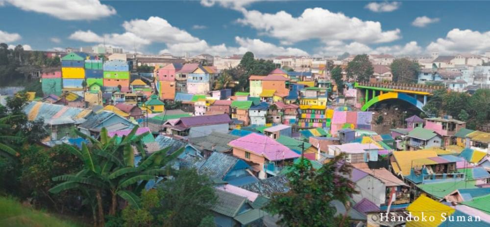 KAMPUNG WARNA-WARNI - Malang, Arsitektur Kontemporer Berbasis Warga  dan Destinasi Pariwisata Kota
